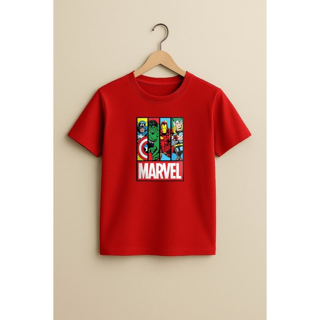 Camisetas Infantil 100% Algodão 30.1 Personagens Super Heróis Criança Camisa Blusa