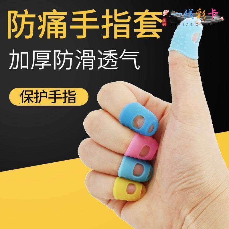 Camisola de malha artesanal agulha ponto cruz Anti-costura dedo capa resistente ao desgaste dedal puxar