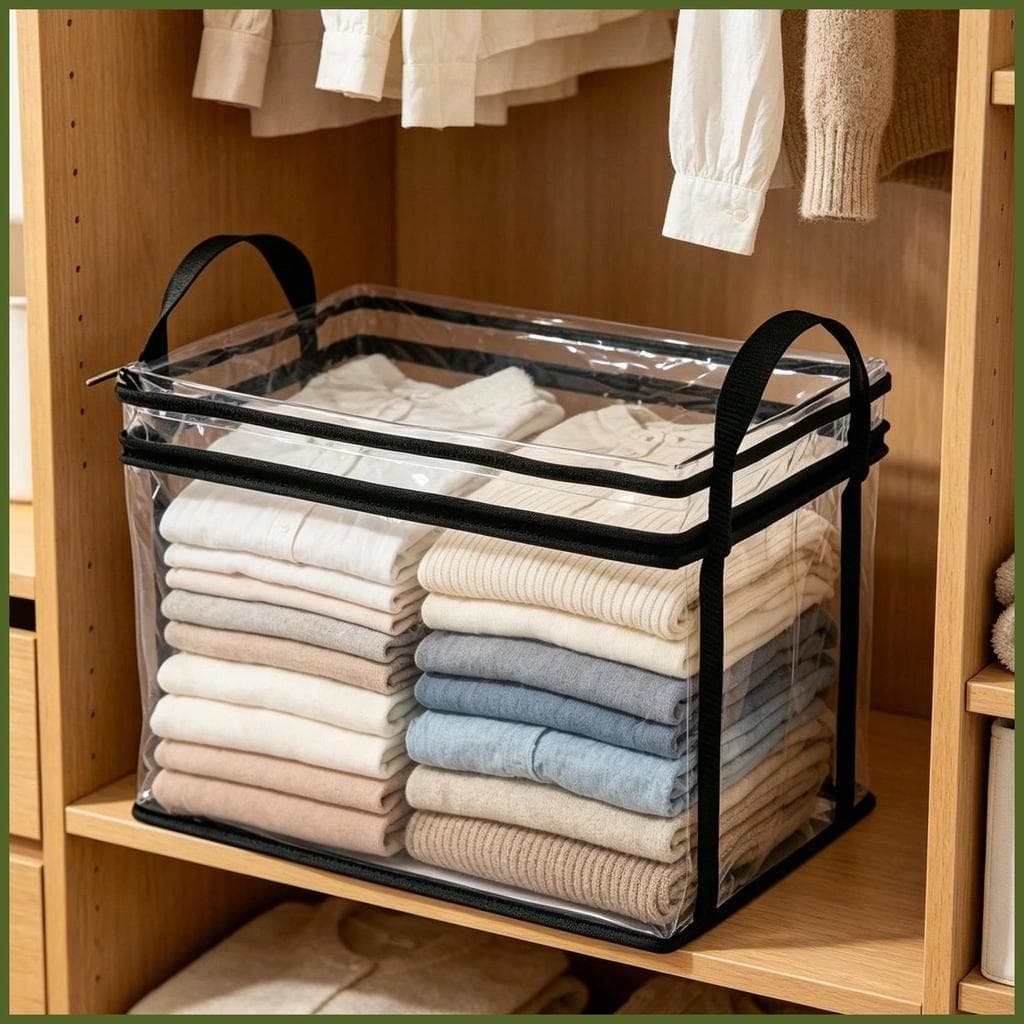 Sacos Transparentes Com Zíper , À Prova D'água De Poeira , Caixa De Armazenamento De Livros Em Movimento , Saco De Brinq