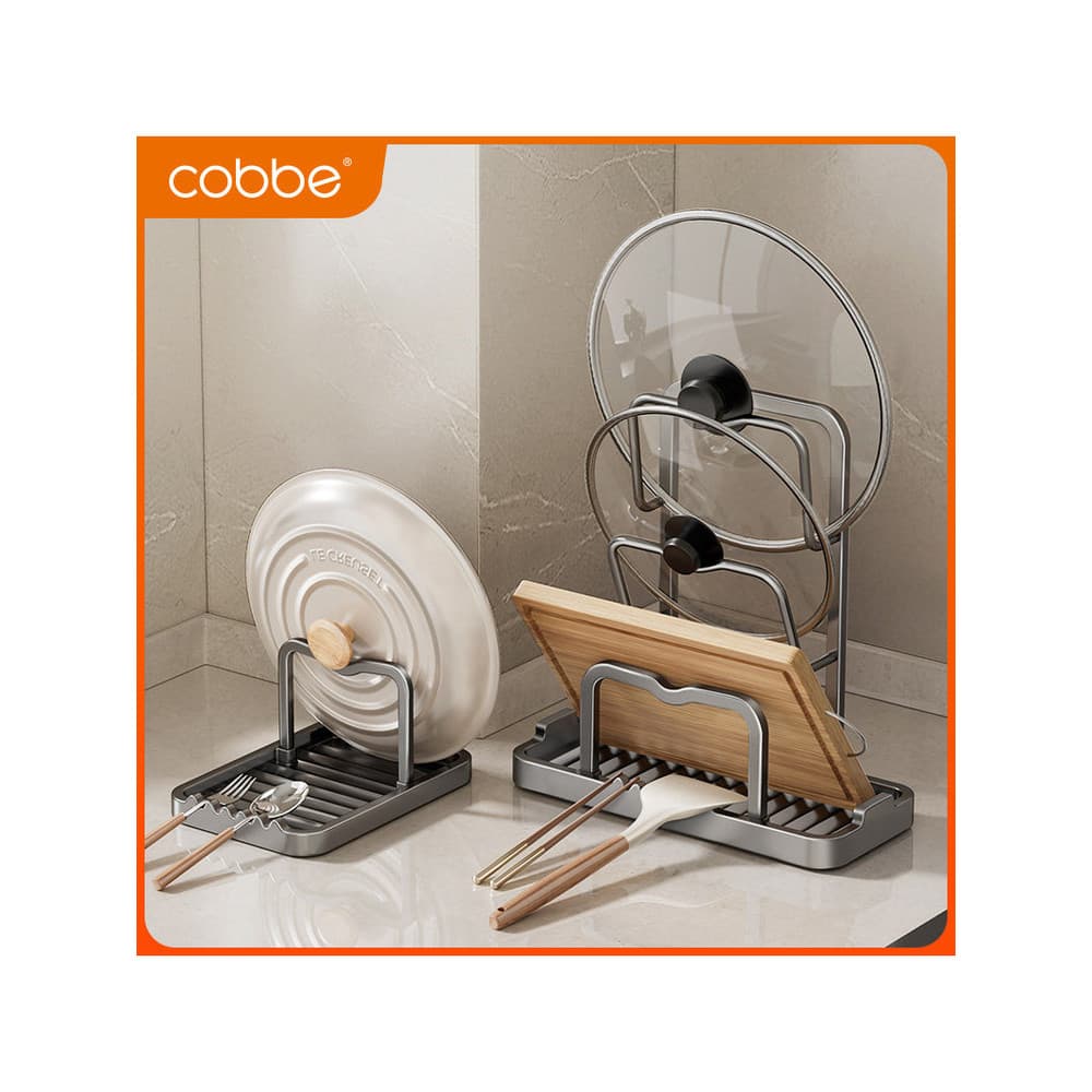 Kabe pote tampa rack prateleira de cozinha multifuncional rack de armazenamento ferramenta útil colher fritar espátula b
