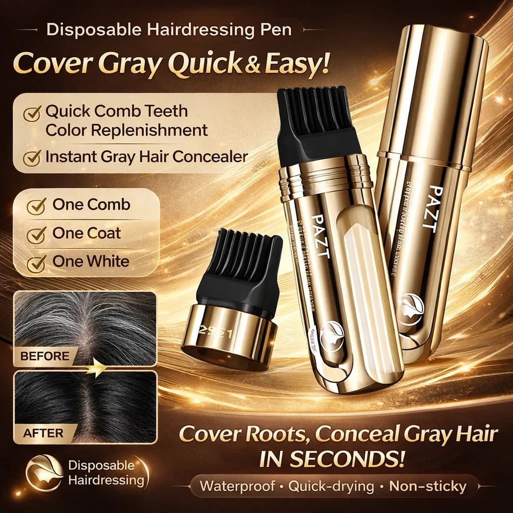 [Solução Temporária] Fácil De Usar Rápido E Prático Caneta/Corretor De Cabelo Temporário