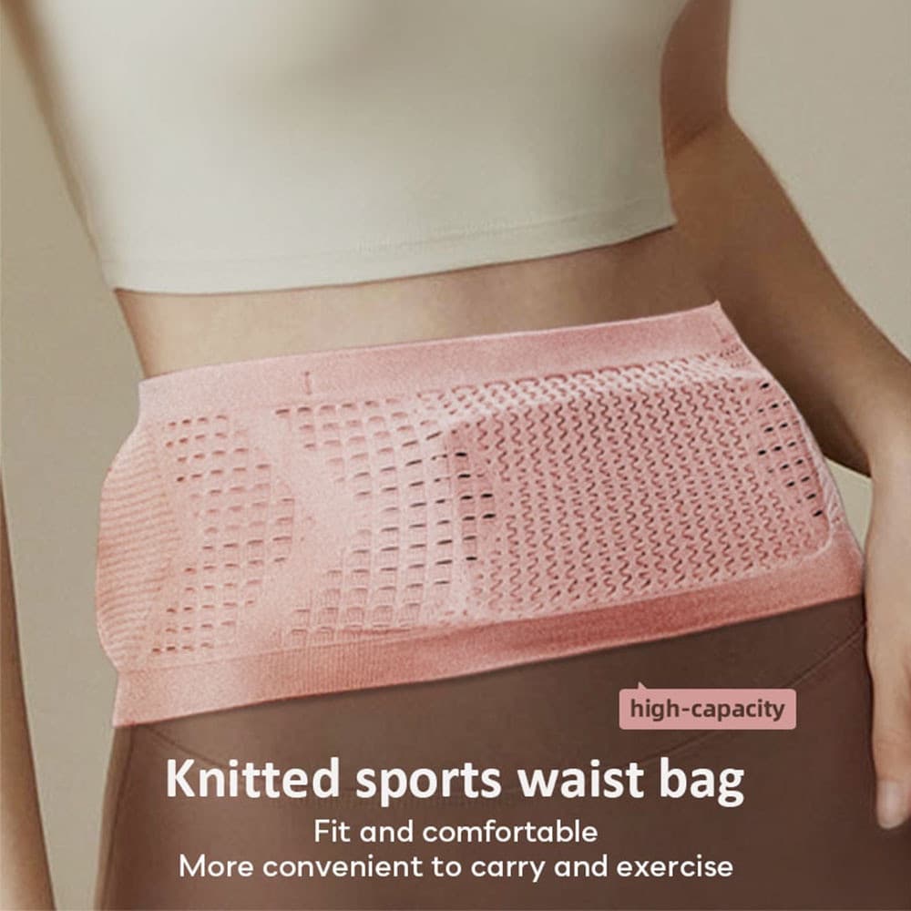 Bolsa de Cintura Esportiva para Homens e Mulheres, Pacote de Cintura Sem Costura para Telefone Celular, Fitness, Corrida