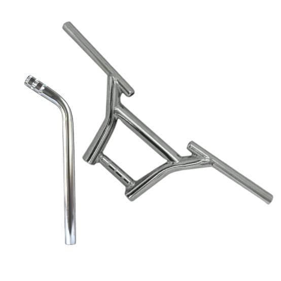 GUIDAO STREET TROLHAO ARO 20 MONTADINHA RAIO EM AÇO FLY BIKE CANOTE CURVO 22,22MM PARA BICICLETAS