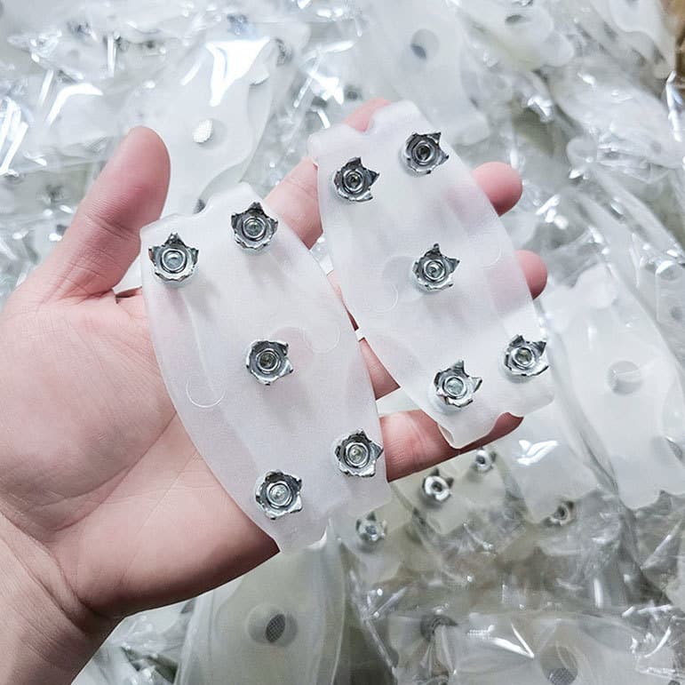 Campons de cinco dentes capa de sapato antiderrapante botas de neve ao ar livre anti-deslizamento corrente sapato picos