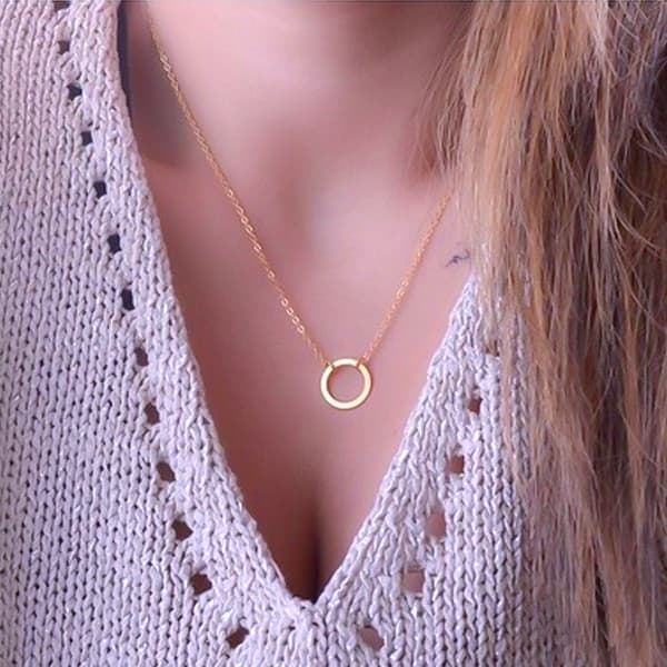 | 【bijuterias femininas】 | colar prata ❖Multi-camada simples estilo europeu americano feminino liga galvanoplastia colar