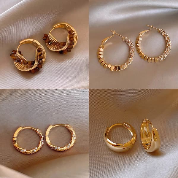 | 【cartelas de brincos feminino】 | kit brinco aço inoxidável ※ 999 prata esterlina agulha pérola flor brincos feminino l
