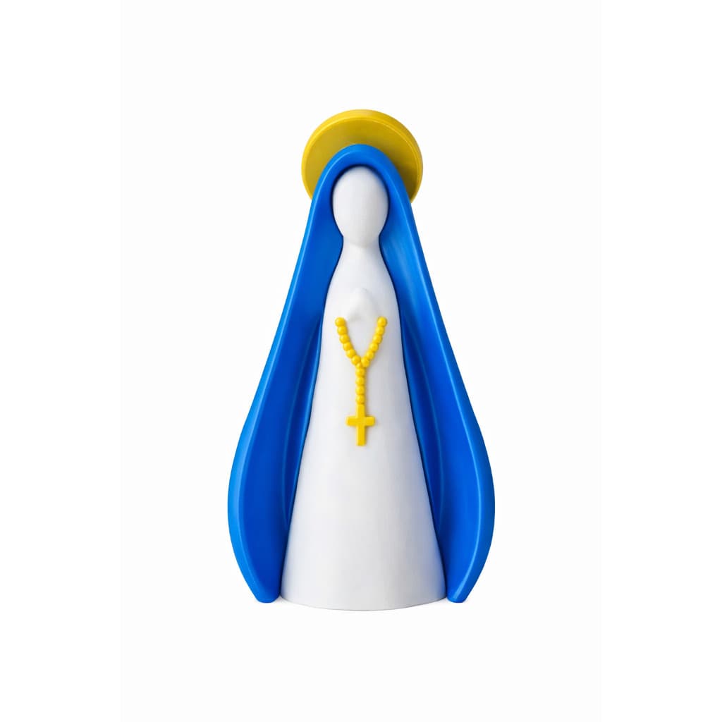 Escultura Imagem Nossa Senhora Aparecida Minimalista–Decoração Religiosa, Presente de Fé, Devoção e Proteção Para Casa