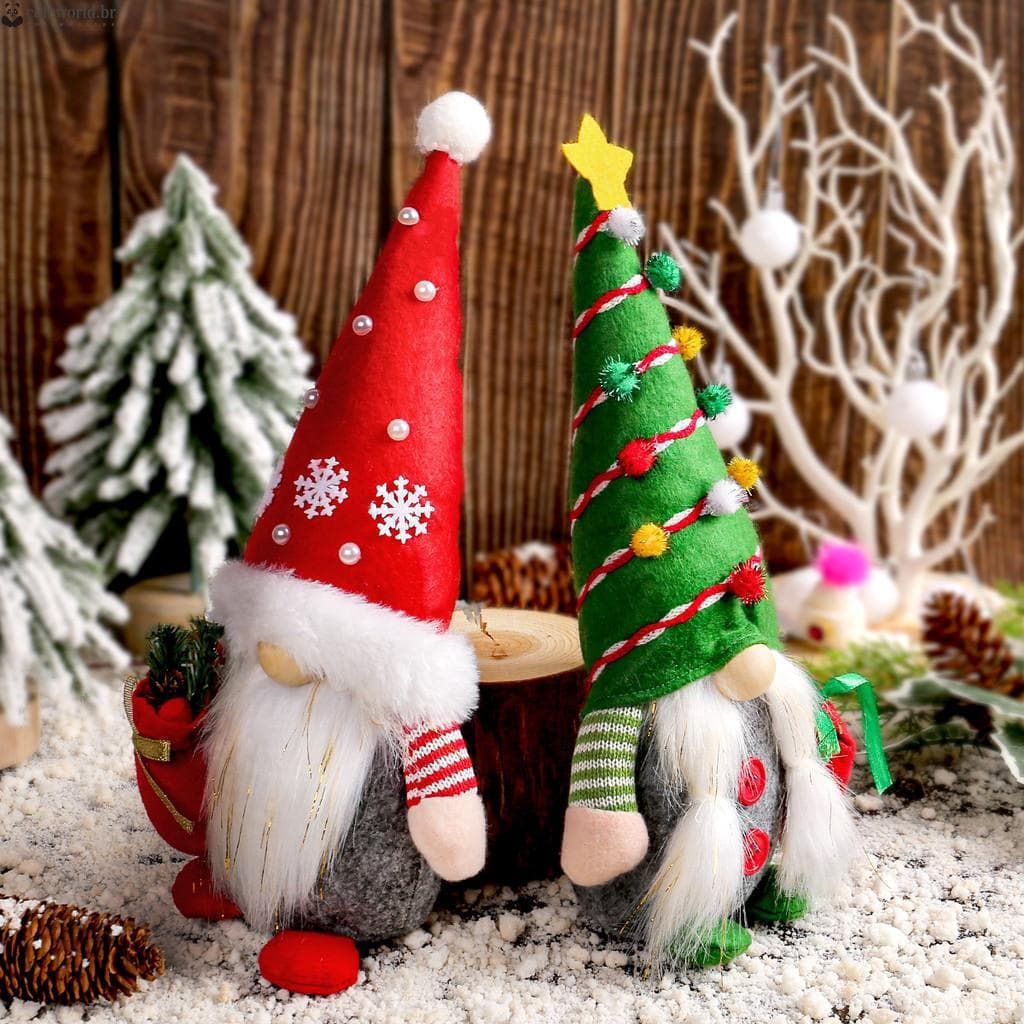 2025 Enfeites De Gnomo De Chapéu Pontudo-Decoração De Natal Para Desktop Doméstico