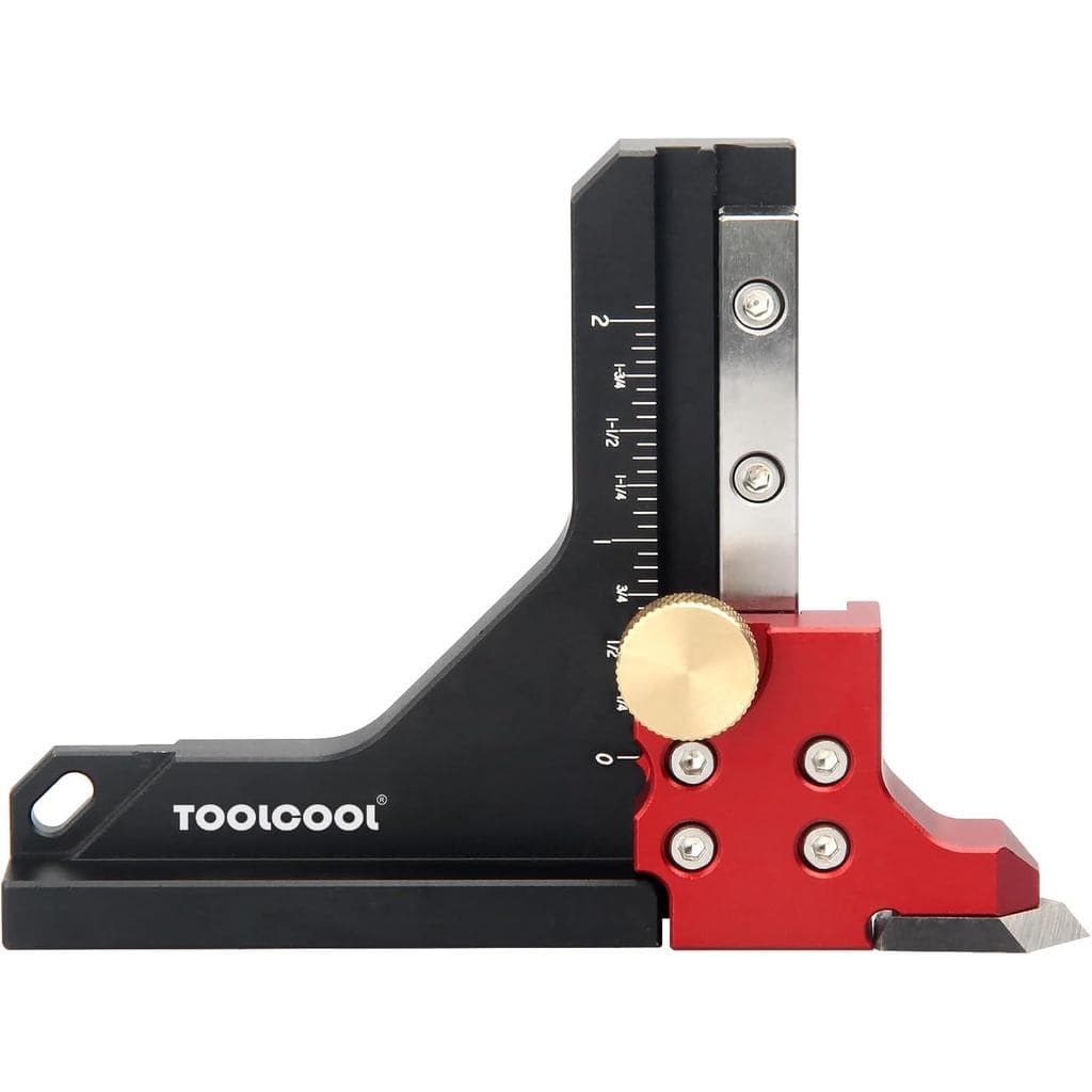 TOOLCOOL Medidor de Altura para Serra de Mesa, Medidor de Profundidade para Tupia, Medidor de Ajuste de Ferramentas com