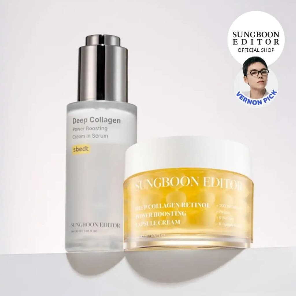 [ECONOMIZE 31] Sérum Preenchedor Rejuvenescedor Sungboon + Creme de Retinol | |   com Colágeno Profundo, Peptídeo para