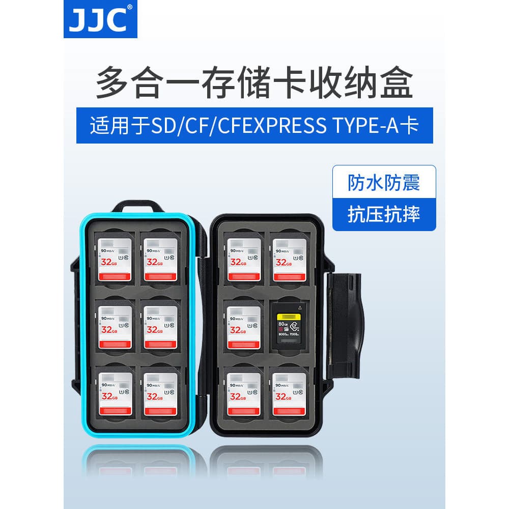 JJC Capa para cartão de memória Cartão SXS XQD CFexpress Tipo-A Cartão/B CF SD Caso para celular