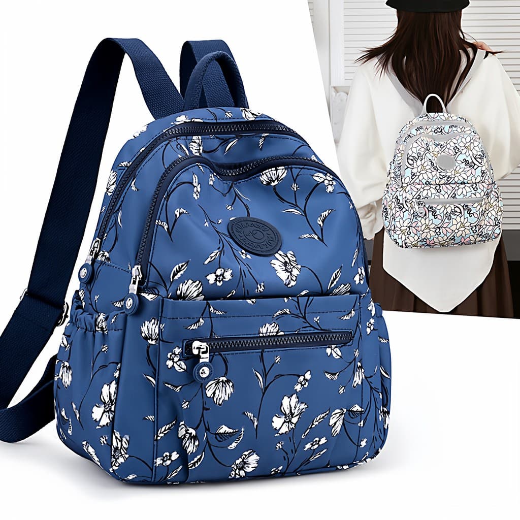 Leve pano de náilon senhoras mochila pequeno fresco moda feminina saco de viagem Oxford pano pequeno saco mãe