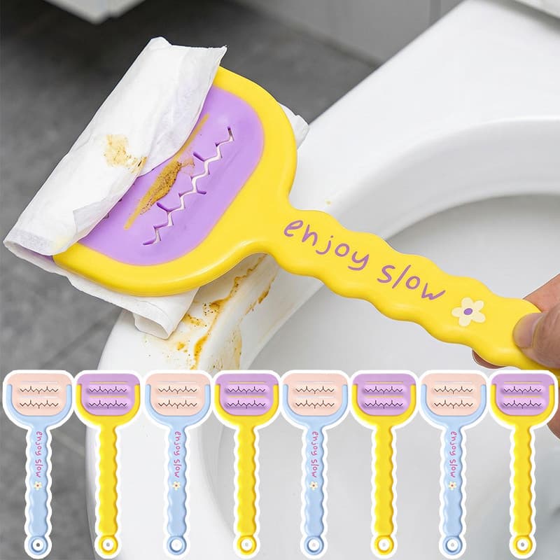 Raspador De Lacunas De Vaso Sanitário Com Cabo Longo De 3-1 Unidade-Para Remoção De Azulejos-Ferramenta De Limpeza Domés