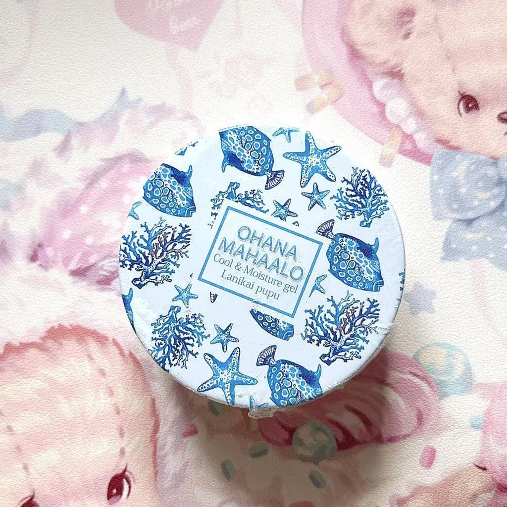 [Estoque pronto] Japão ohana Gel Corporal Frio Fragrância Fixa Colorida Oceano Azul Oceano