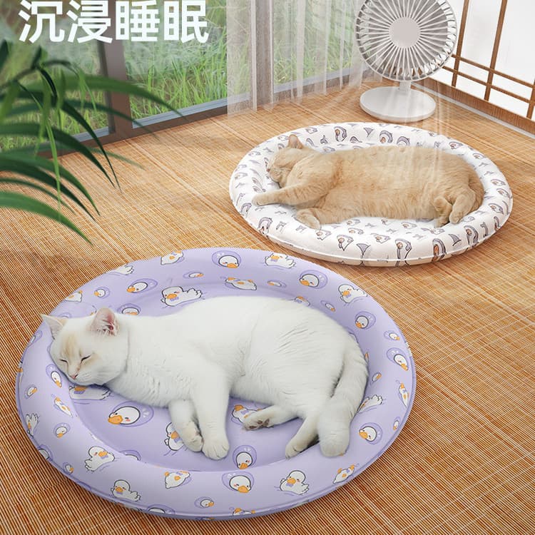 Almofada de gelo para animais de estimação, gato, verão, resfriamento, maca de gato, canil, dormir, tapete especial, tap