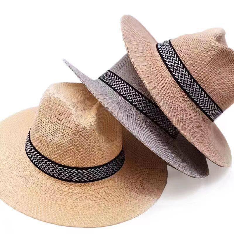 Chapéu de pai verão chapéu de idosos de meia-idade chapéu legal masculino primavera outono chapéu de sol grande borda ch
