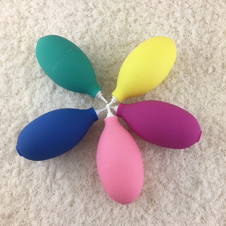 Premium boca curta sopro de ar couro tigre sopro balão mão secador de cabelo orelha lavagem bola ventilador de couro mão