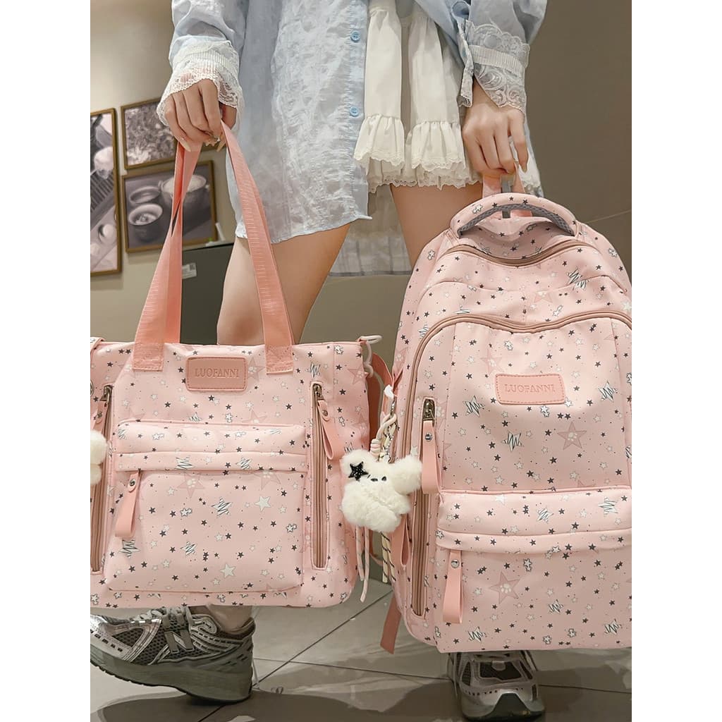 Mochila escolar para meninas do ensino médio, estudantes do ensino fundamental 2026, novo estilo, grande capacidade, alt