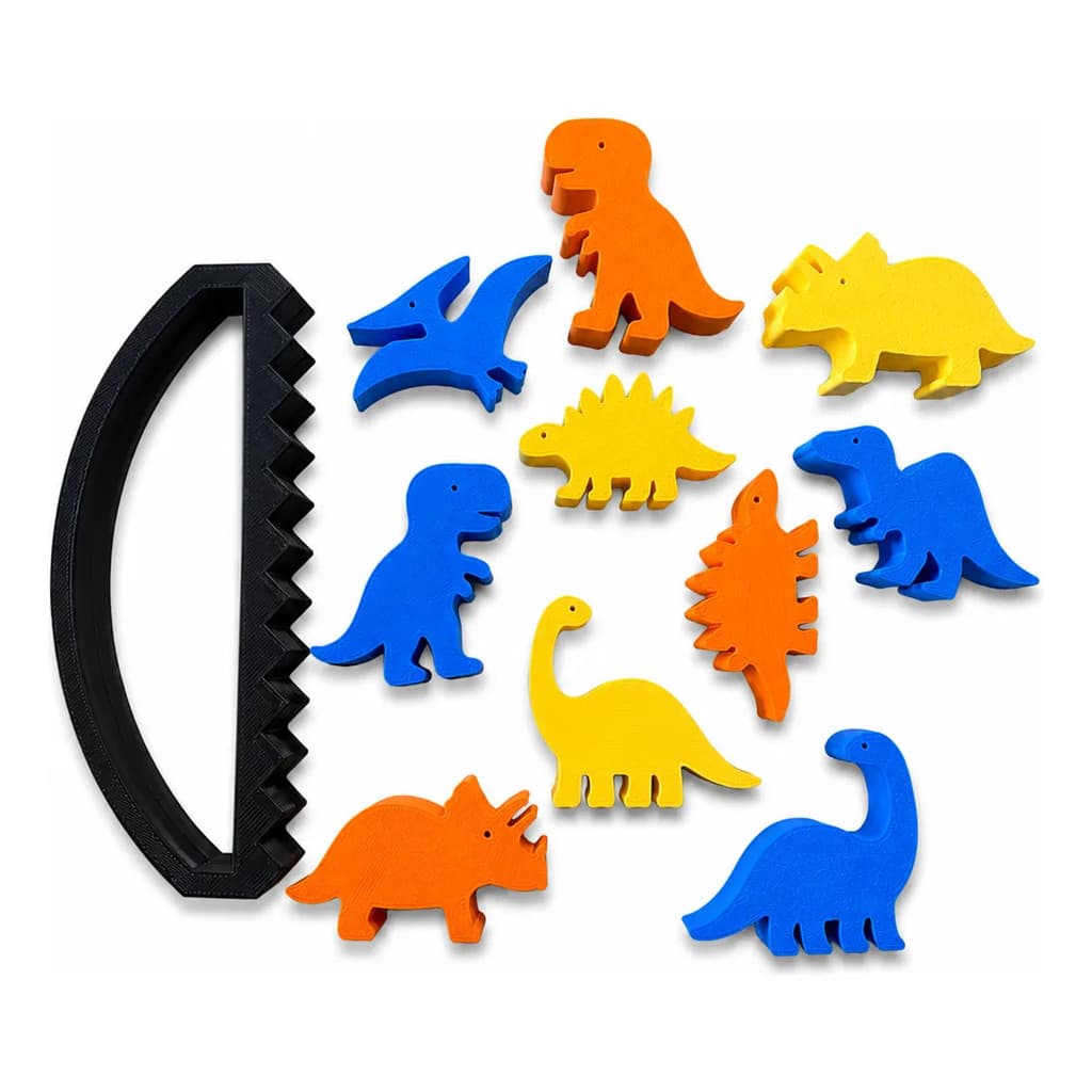Jogo De Equilíbrio Dinossauro Educativo Impressão 3d