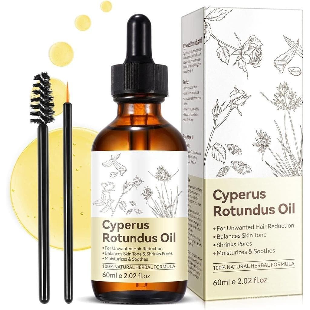 Óleo de Cyperus Rotundus, Cyperus Cyperus Cypress Rotundus para Remoção de Pelos, Reduz o Crescimento dos Pelos, Suaviza