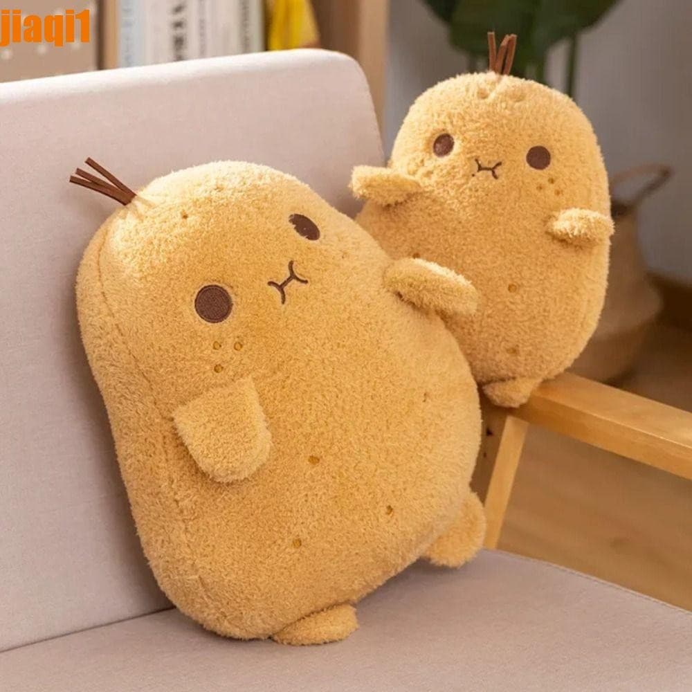 JIAQI1 Boneca De Pelúcia De Batata Pequena , Comida Engraçada Macia De Algodão PP , Mini Travesseiro Fofo De Planta Spud