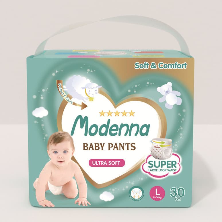 Calças Pull-up Fraldas Fraldas para bebês Fraldas respiráveis ultrafinas L/XL