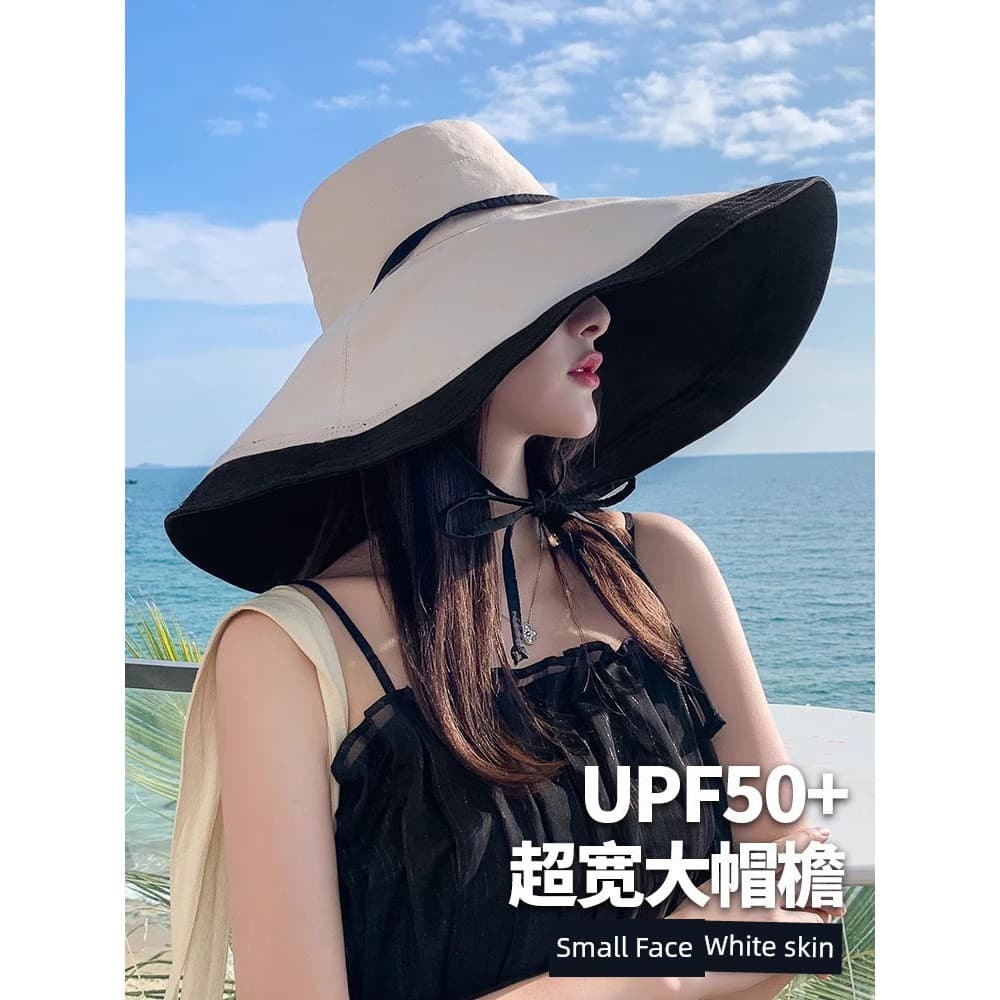 chapeu country feminino chapeu de praia masculino chapeu praia Chapéu de sol de aba grande feminino verão ao ar livre An