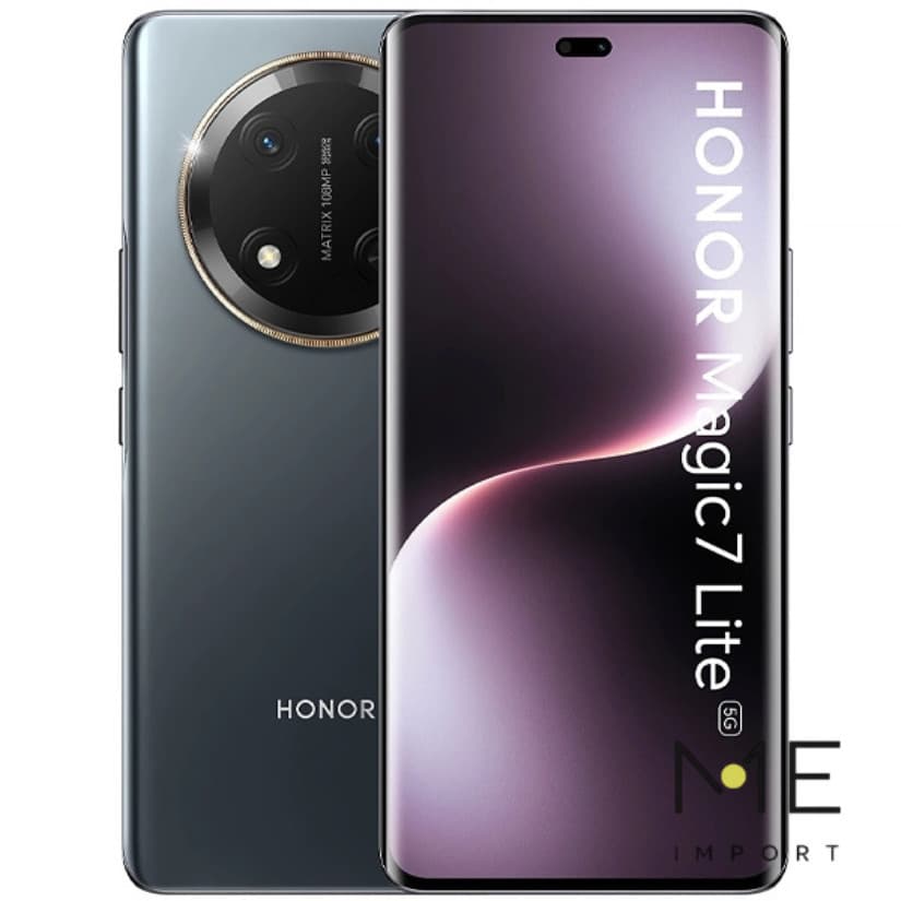 Honor Magic7 Lite – NFC – 256GB / 12GB RAM – Dual SIM – Tela 6.78" – Câmeras 108MP + 16MP