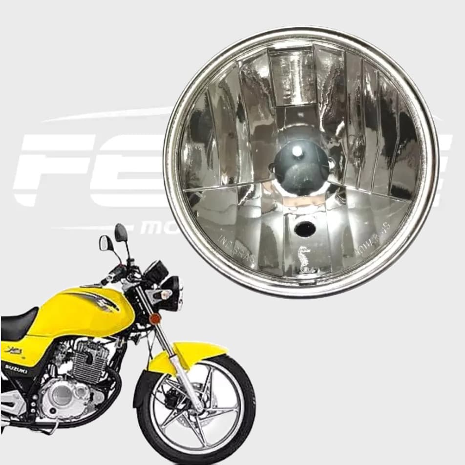 Farol Completo Aro Aromado compatível com Suzuki Yes 125  2016