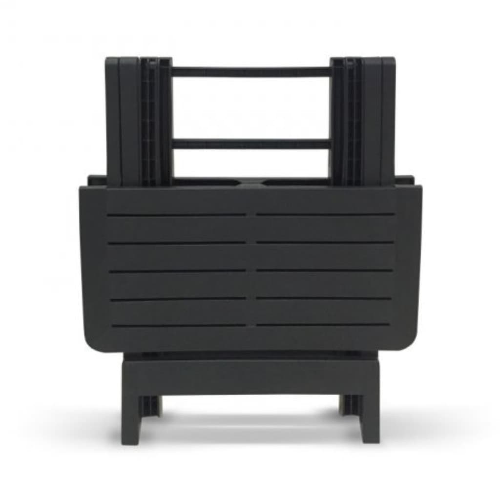 MESA QUADRADA DOBRÁVEL PRETA