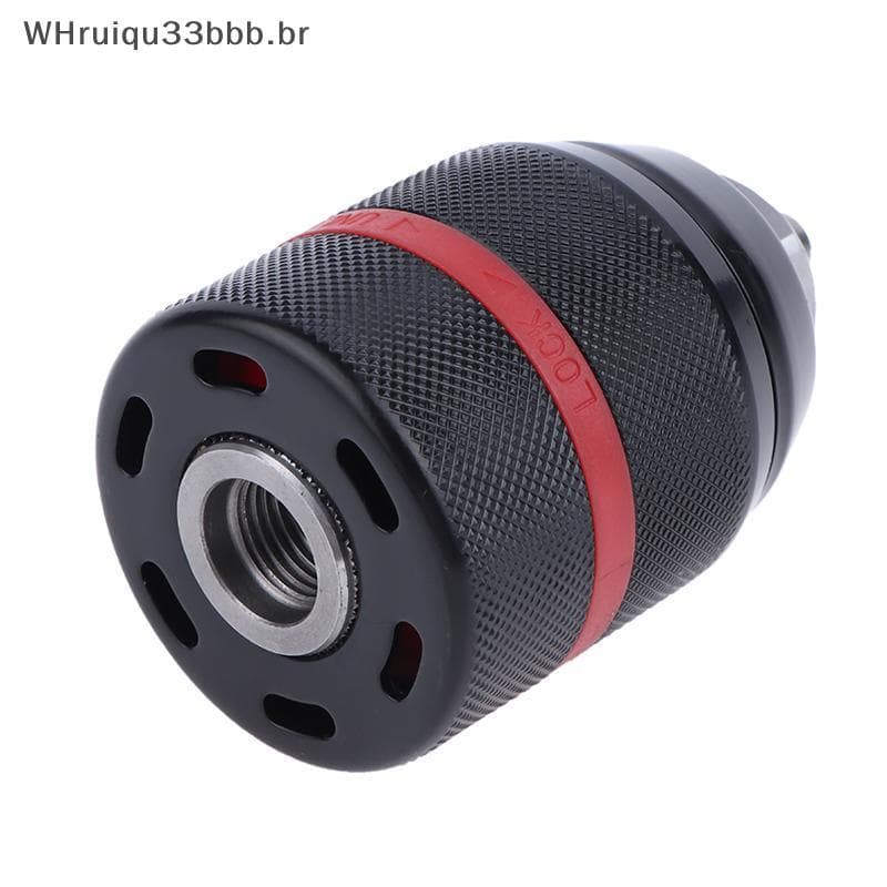 WHruibb 2025 Nova Broca De Metal Sem Chave Chu , Com Lo 13mm Catraca Auto-loing 1/2-20UNF Rosca Para Screwdiver & Soets