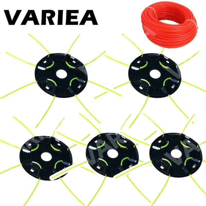 VARIERA-5 Cabeças de corte universais para cortador de grama Multi-corda, equipadas com linha de substituição de corte d