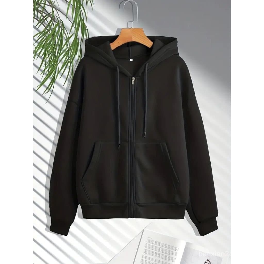 Comércio exterior transfronteiriço feminino novo estilo 2024 outono inverno forro de lã europeu americano Casual zíper c