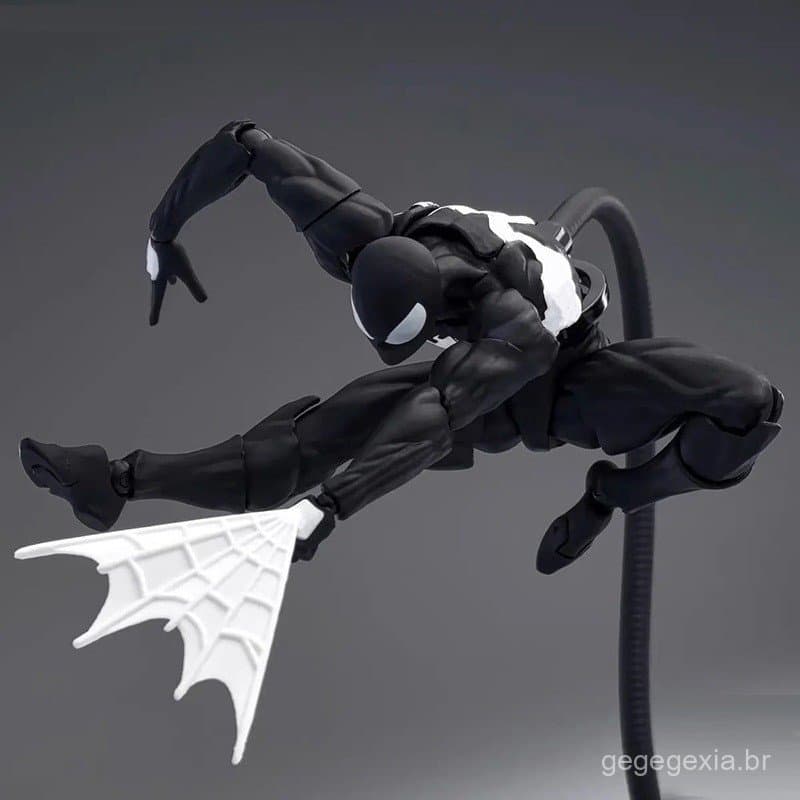 CT Ocean Hall Surpresa Yamaguchi Estilo shf Preto Vizinho Simbiose Spiderman Figura Modelo Brinquedo