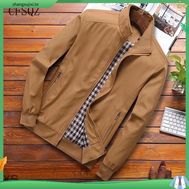 Jaquetamcasuaaraprimaveraeummeto Jaquetas Masculinas De Beisebol Novachegada M-6 Xlussize GNU2212208