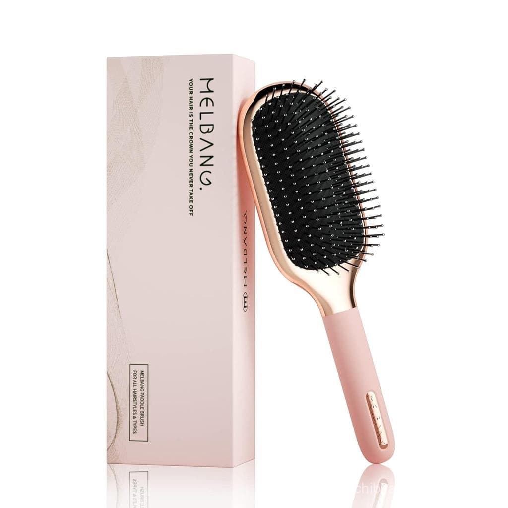 Escova de Cabelo Melbang para Cabelos Grossos, Cacheados, Finos, Longos, Curtos, Molhados ou Secos, Adiciona Brilho e De