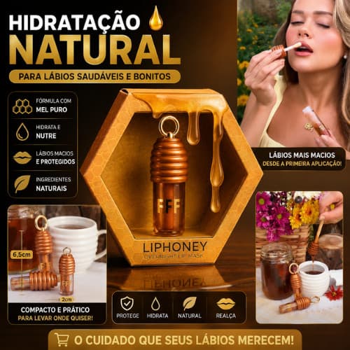 Gloss Labial Hidratação Prolongada na fragrância com sabor de Mel Gloss Com Chaveiro - O Queridinho da internet