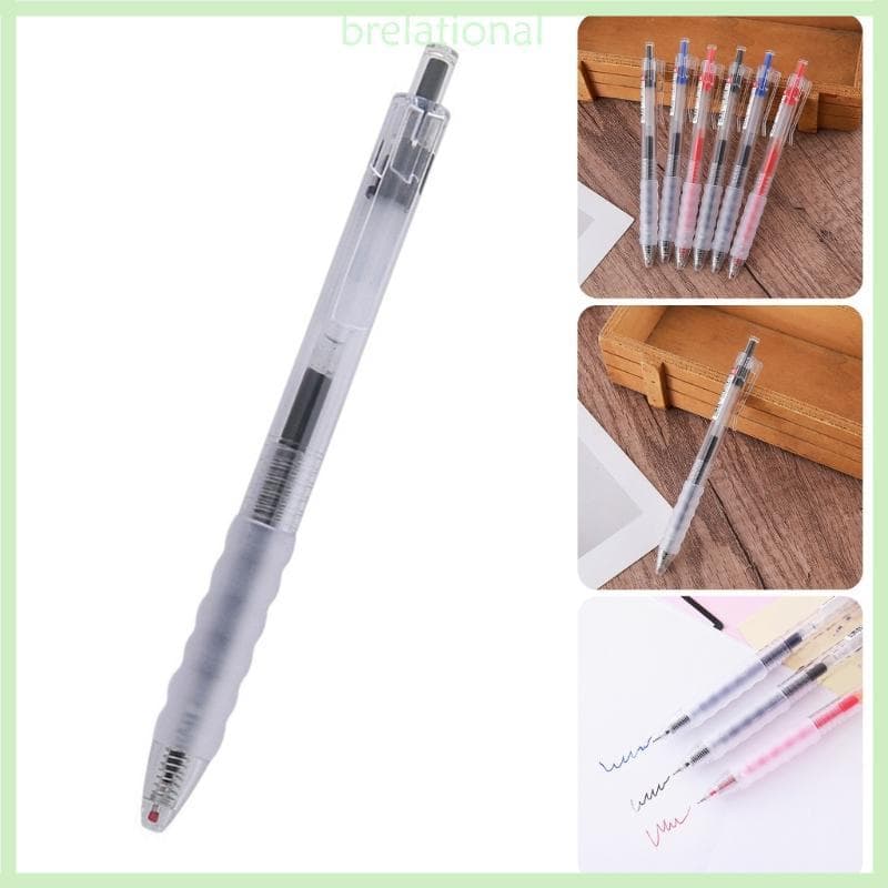 Caneta Gel Retrátil R Canetas Tintas Secagem Rápida 0 5MM Recarregável Para Escrever
