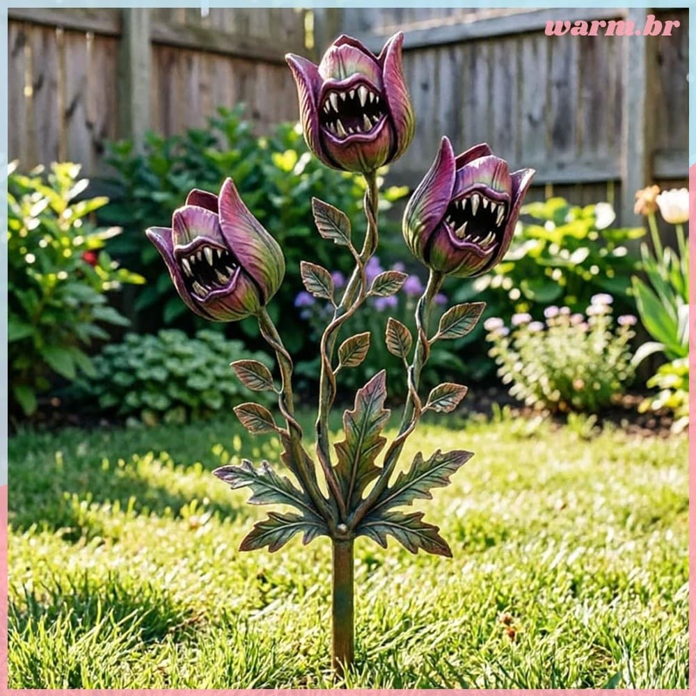 Estacas De Suporte Para Cama De Flores Decoração De Jardim À Prova De Ferrugem De 12 Polegadas Gramados E Pátios [waroom