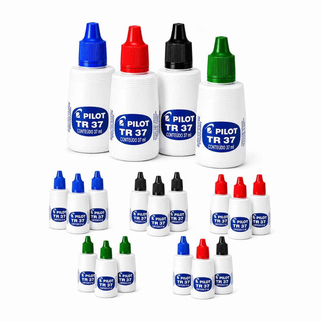 03 TINTA PARA PINCEL ATÔMICO RECARREGÁVEL TR37 37ML - PILOT