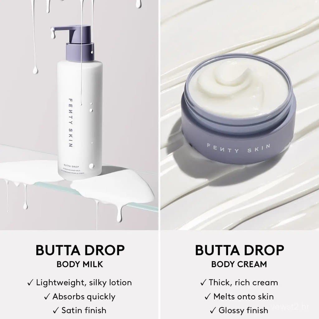 Conjunto de Loção Corporal Hidratante FentyButtaDrop + Loção para Cuidados Corporais XFHP