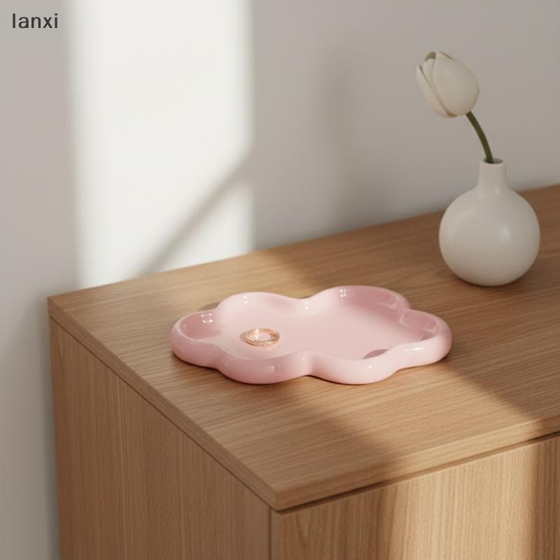 [LANXI] Bandeja De Plástico Em Formato De Nuvem Exclusiva , Organizador De Joias Para Anéis , Brincos , Pulseiras , Adeq