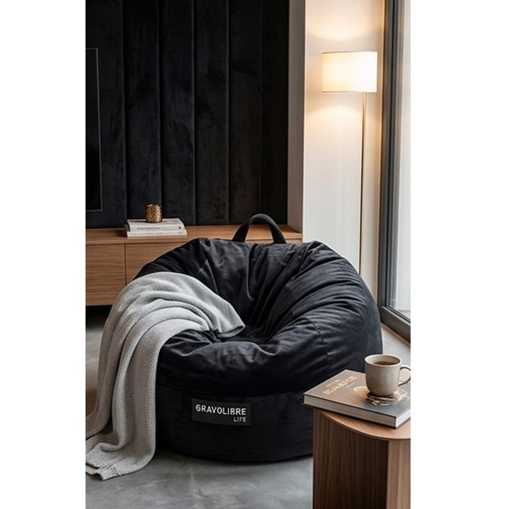 Puff Gigante e Confortavel 130x60 COM ENCHIMENTO e capa de Veludo Luxuoso da BRAVOLIBRE LIFE