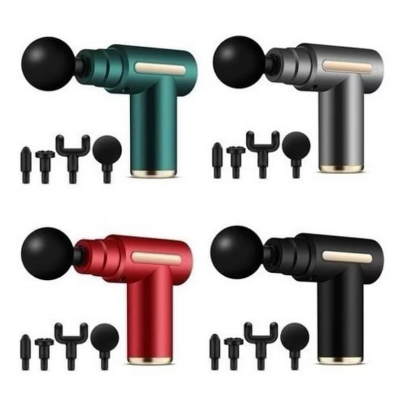 Massageador Pistol Elétrico Alta Frequência Profissional Muscular Relaxamento Portátil