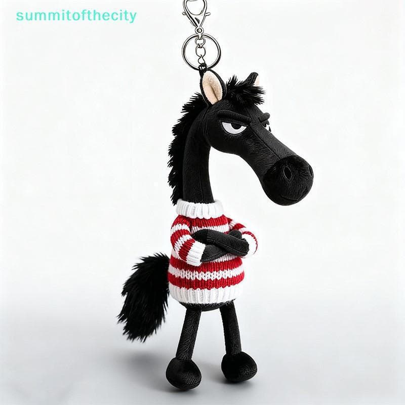 Nobleflying Tianxuan Bolsa De Brinquedos De Pelúcia De Cavalo Preto Charme Chaveiro Roupas De Boneca Brinquedo Infantil