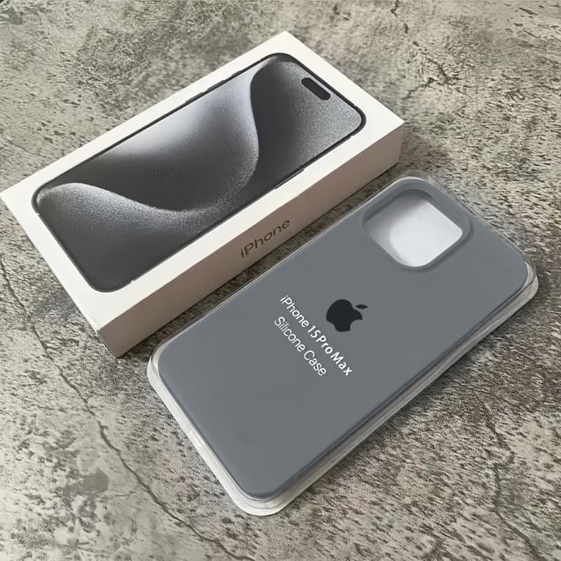Capa de telefone luxuosa de Silicone líquido de grafeno, adequada para iPhone 15 14 13 12 11 Pro Max, macia, resistente