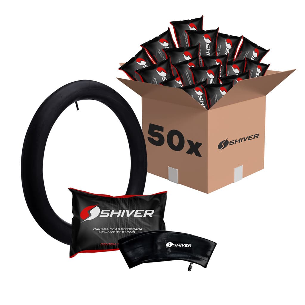 Câmara De Ar Honda Cg Titan Fan 125 150 160 YBR CBX200 Fazer Factor Aro 18' Kit 50 UND Atacado