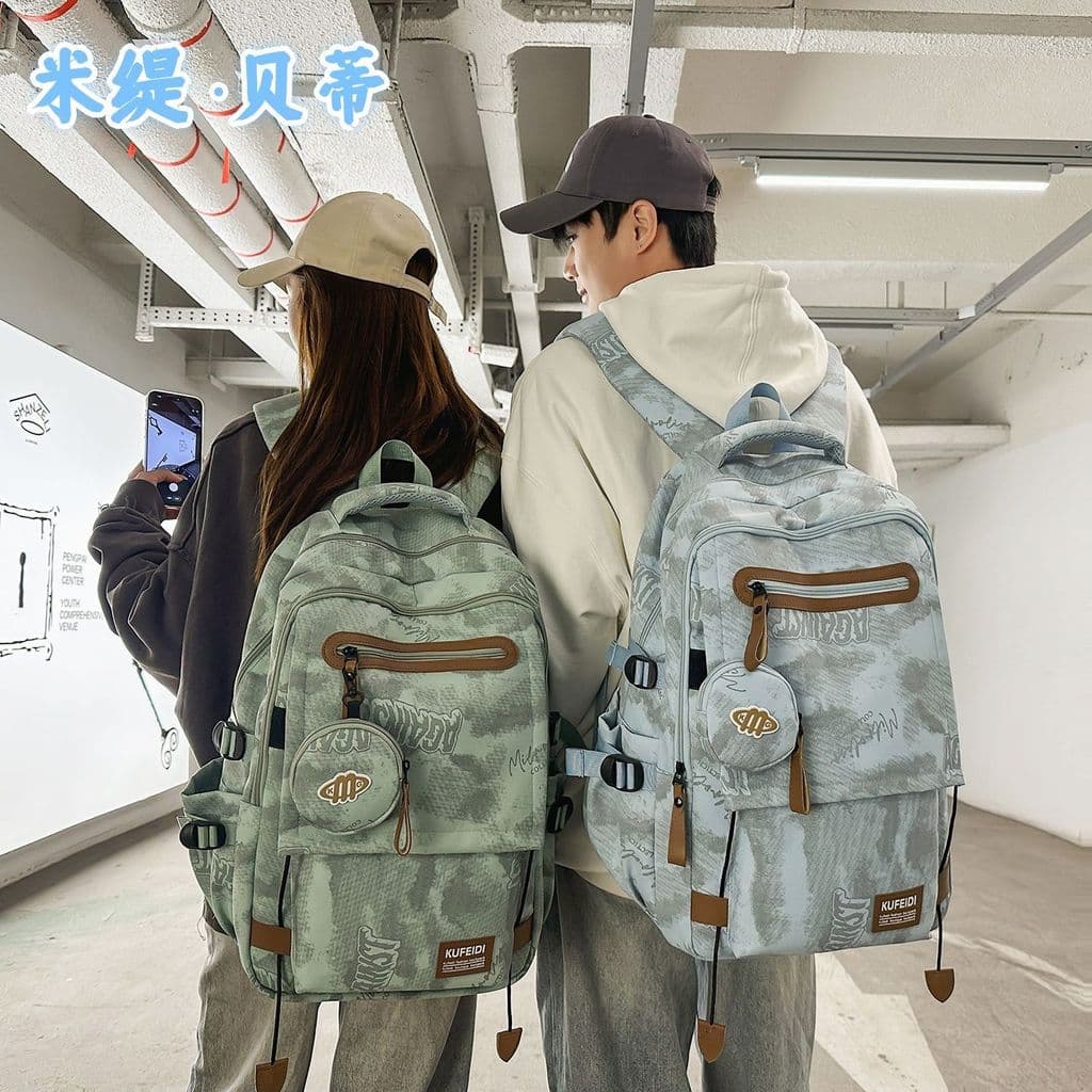[Mitty Betty] Novo estilo mochila moderna masculina feminina estilo estudante mochila de viagem de grande capacidade esc