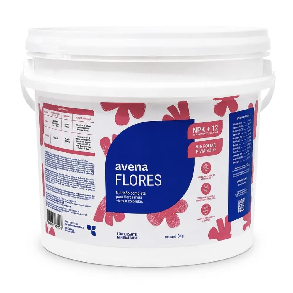 Adubo Para Flores Fertilizante Avena 3kg