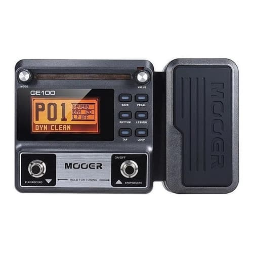 Pedaleira Mooer Ge100 Multi Efeitos Guitarra Preto
